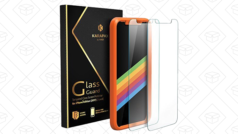 Anker KARAPAX iPhone X Screen Protector 2-Pack, $6 with code KARAP113